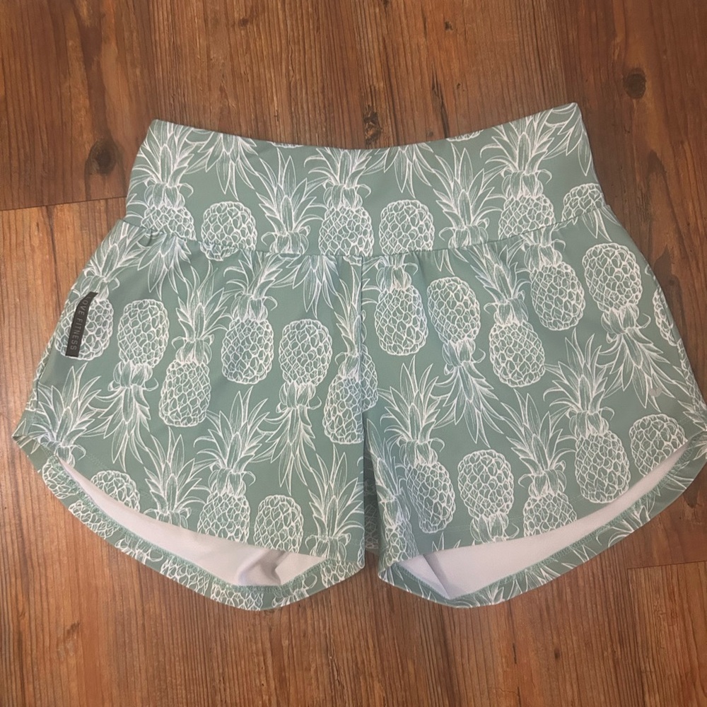Love Fitness Apparel Pineapple Workout Shorts